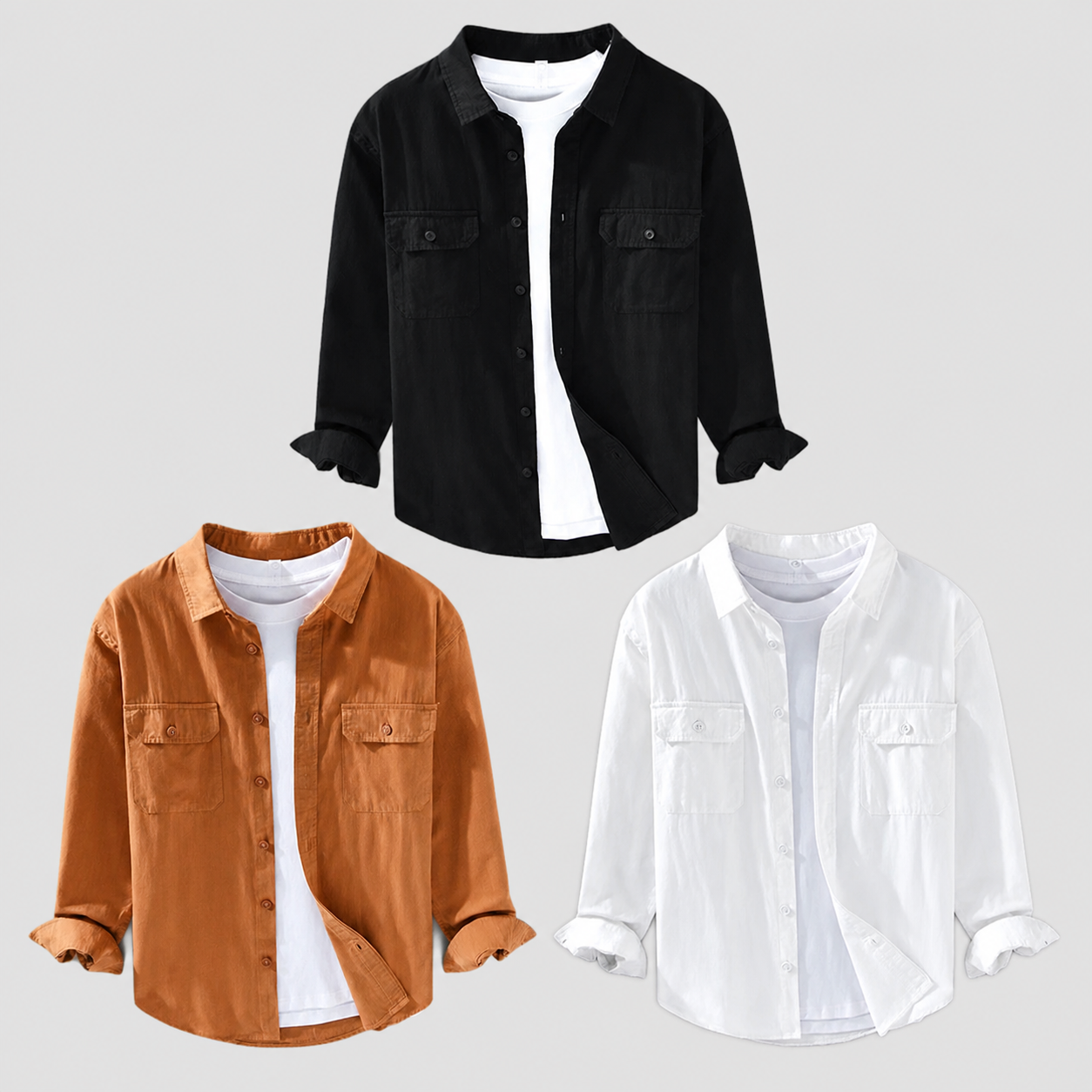 Achetez 2 articles (Noir + Camel + Blanc), le 3e est offert
