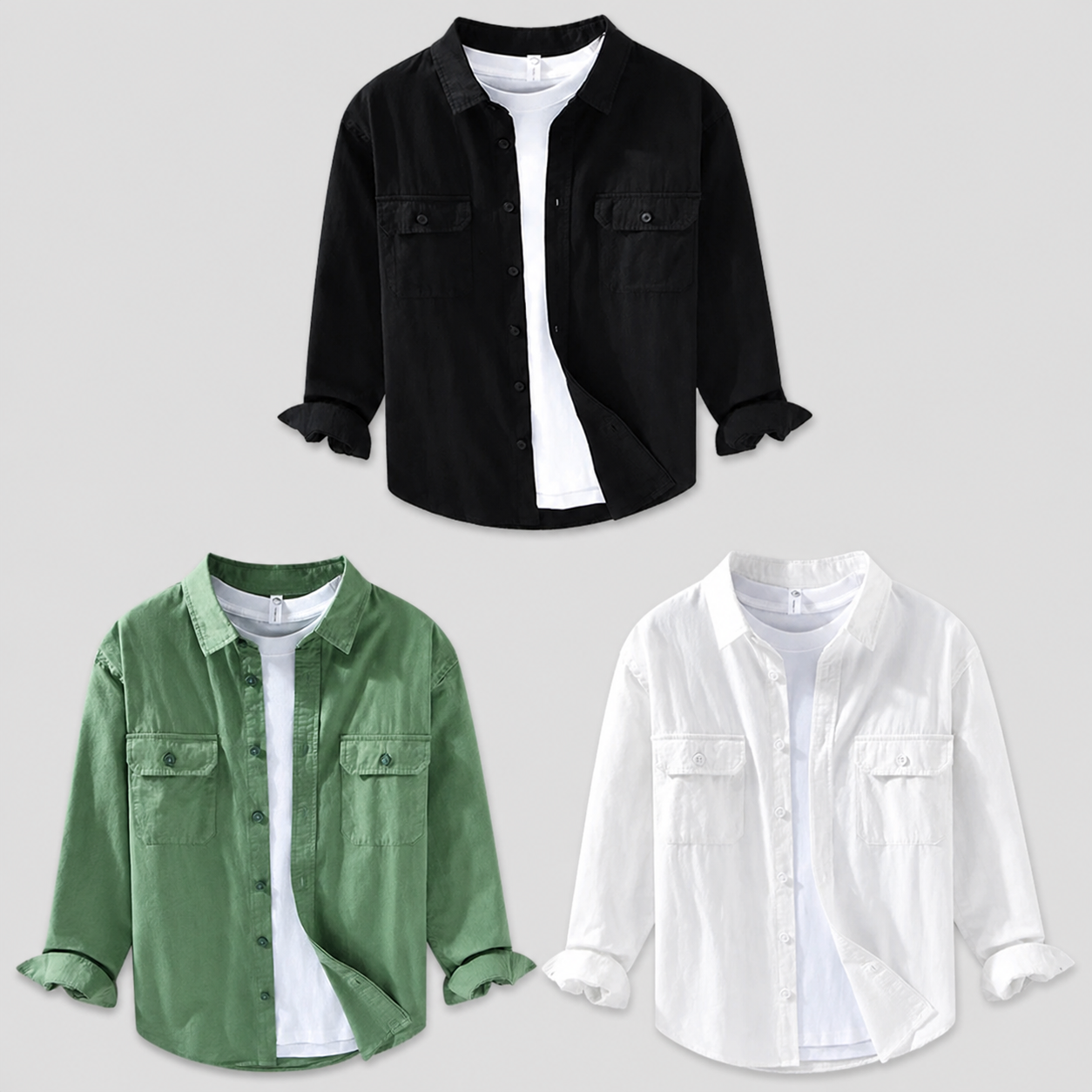 Achetez 2 articles (Noir + Vert sauge + Blanc), le 3e est offert
