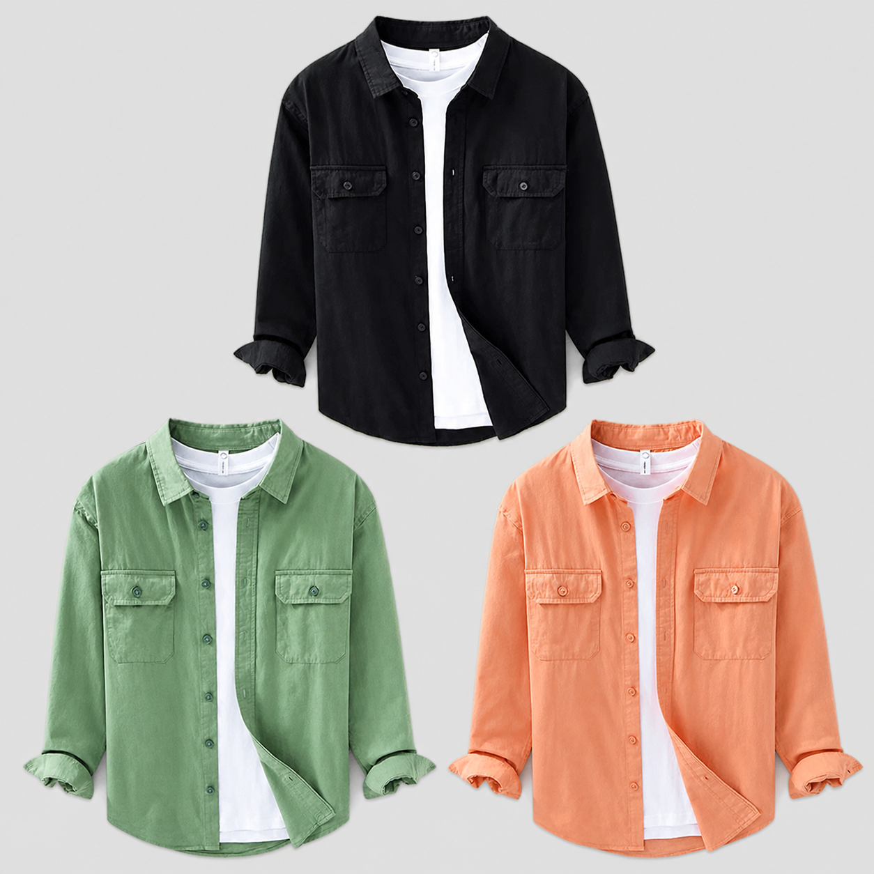 Achetez 2 articles (Noir + Vert sauge + Corail), le 3e est offert