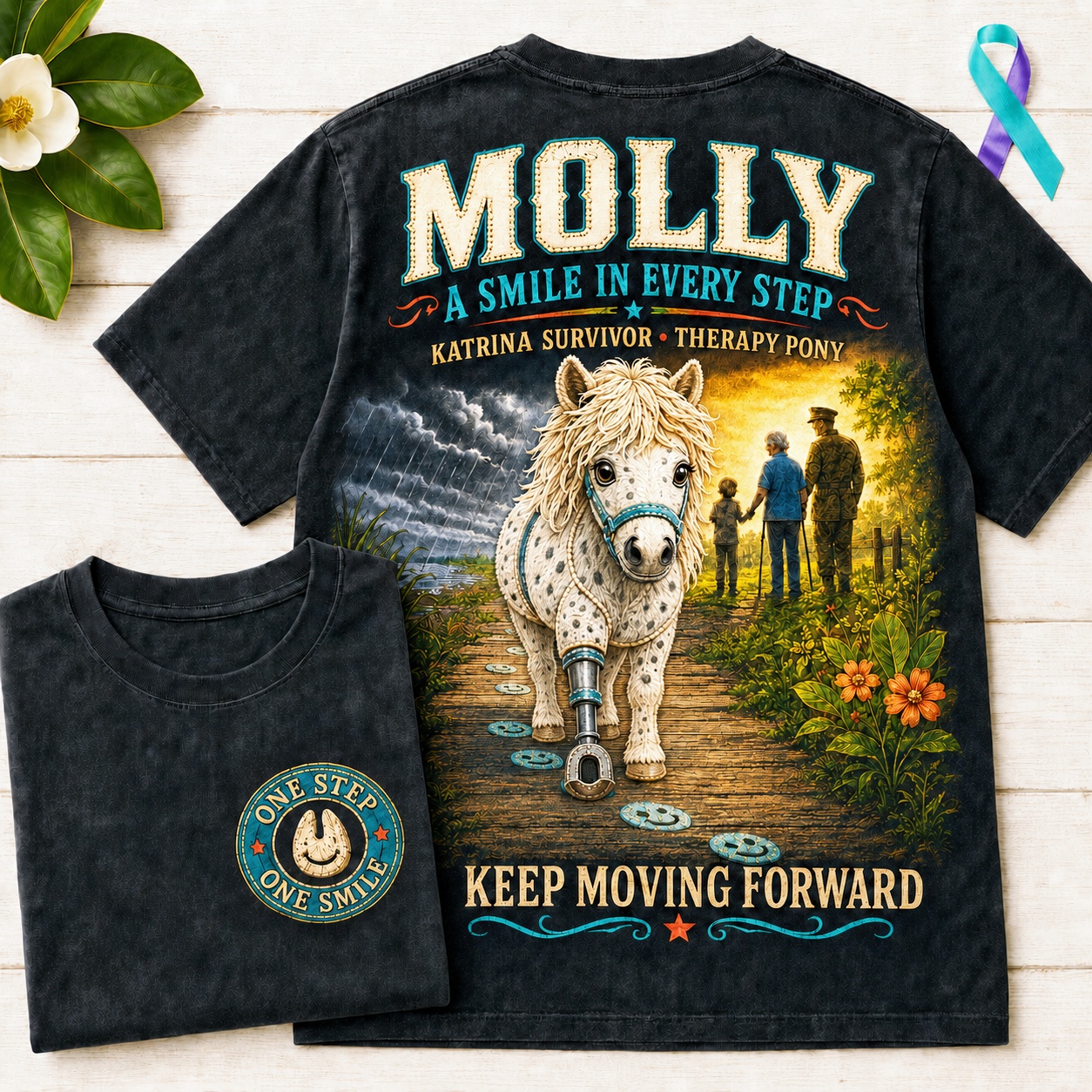 Molly Keep Moving Forward Tribute Tee