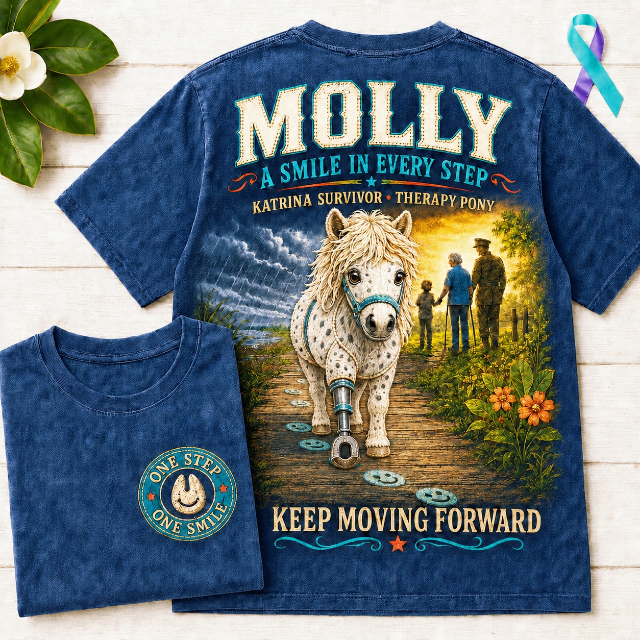 Molly Keep Moving Forward Tribute Tee
