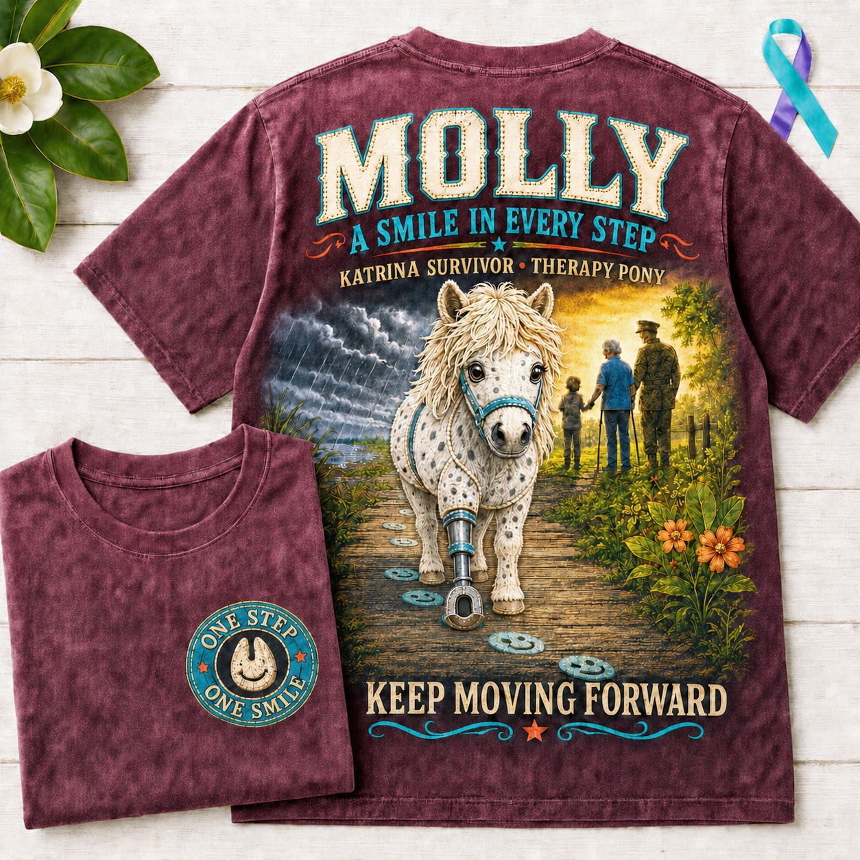 Molly Keep Moving Forward Tribute Tee
