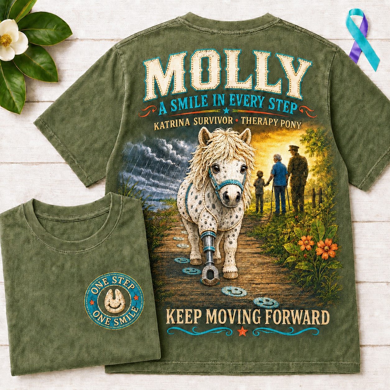 Molly Keep Moving Forward Tribute Tee