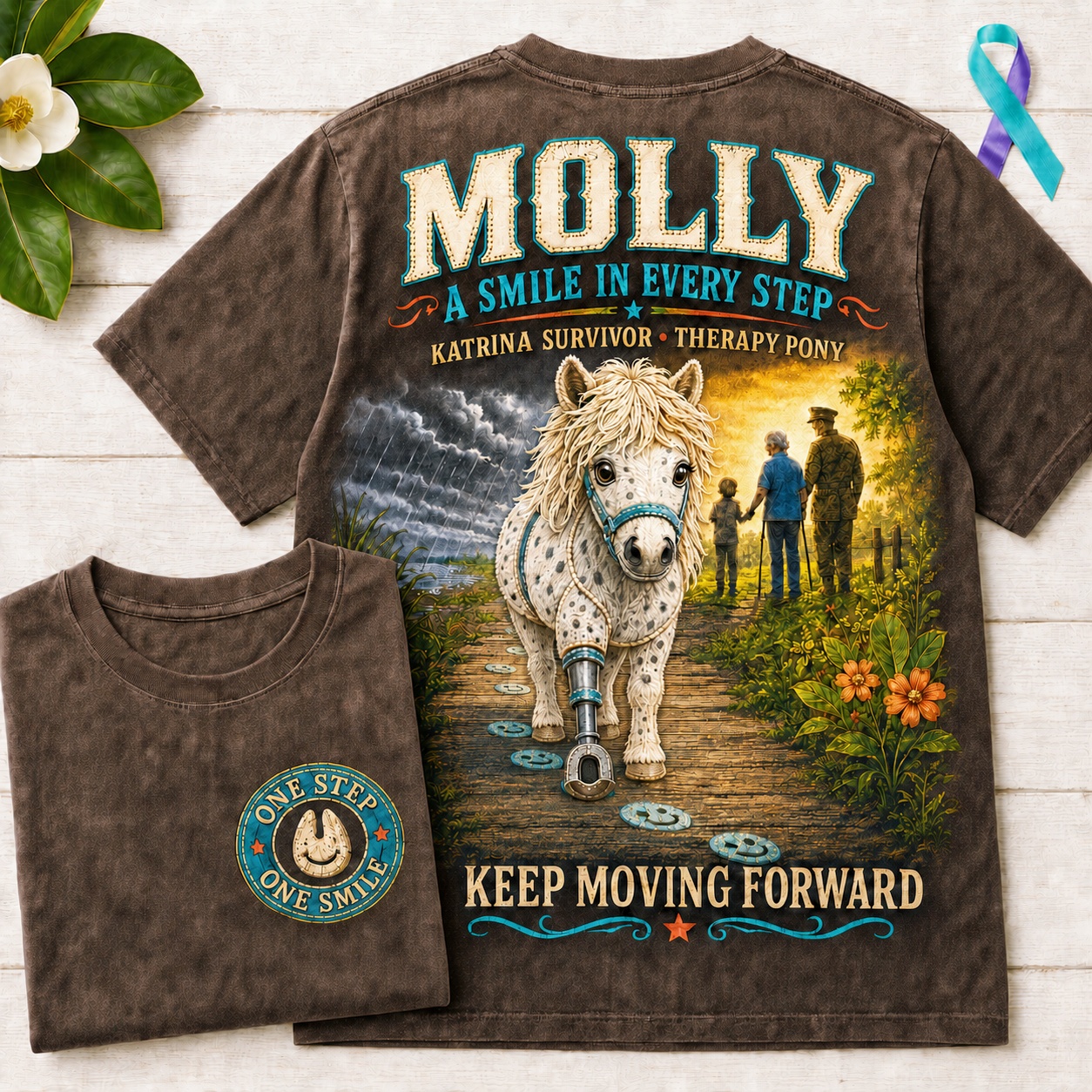 Molly Keep Moving Forward Tribute Tee