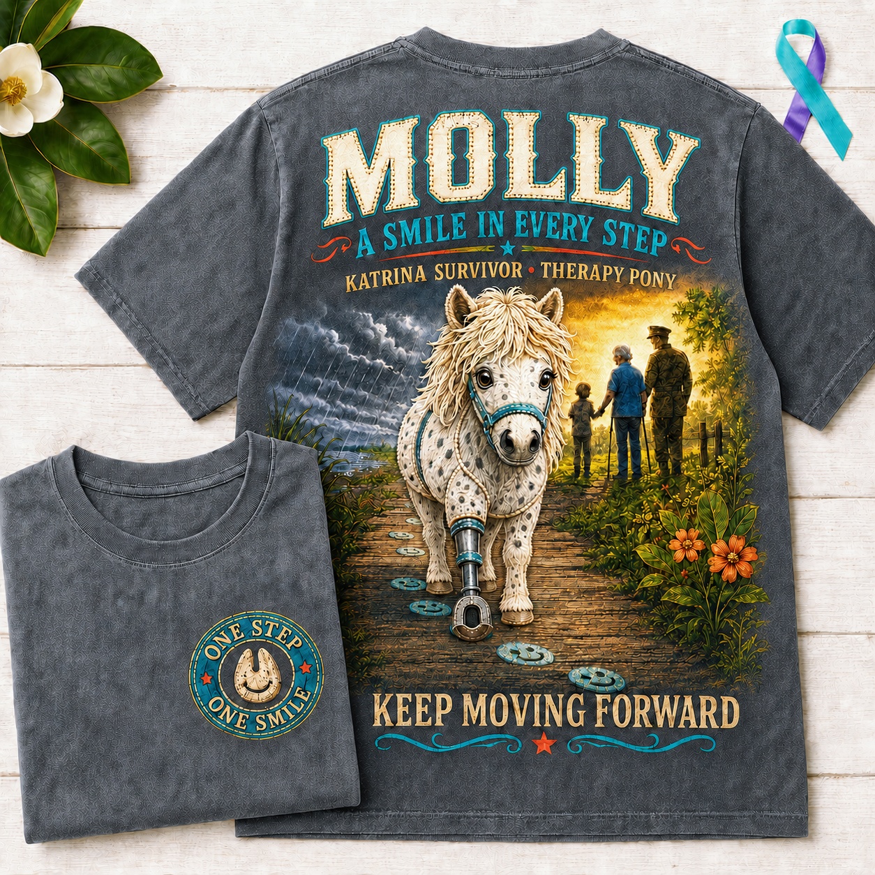 Molly Keep Moving Forward Tribute Tee