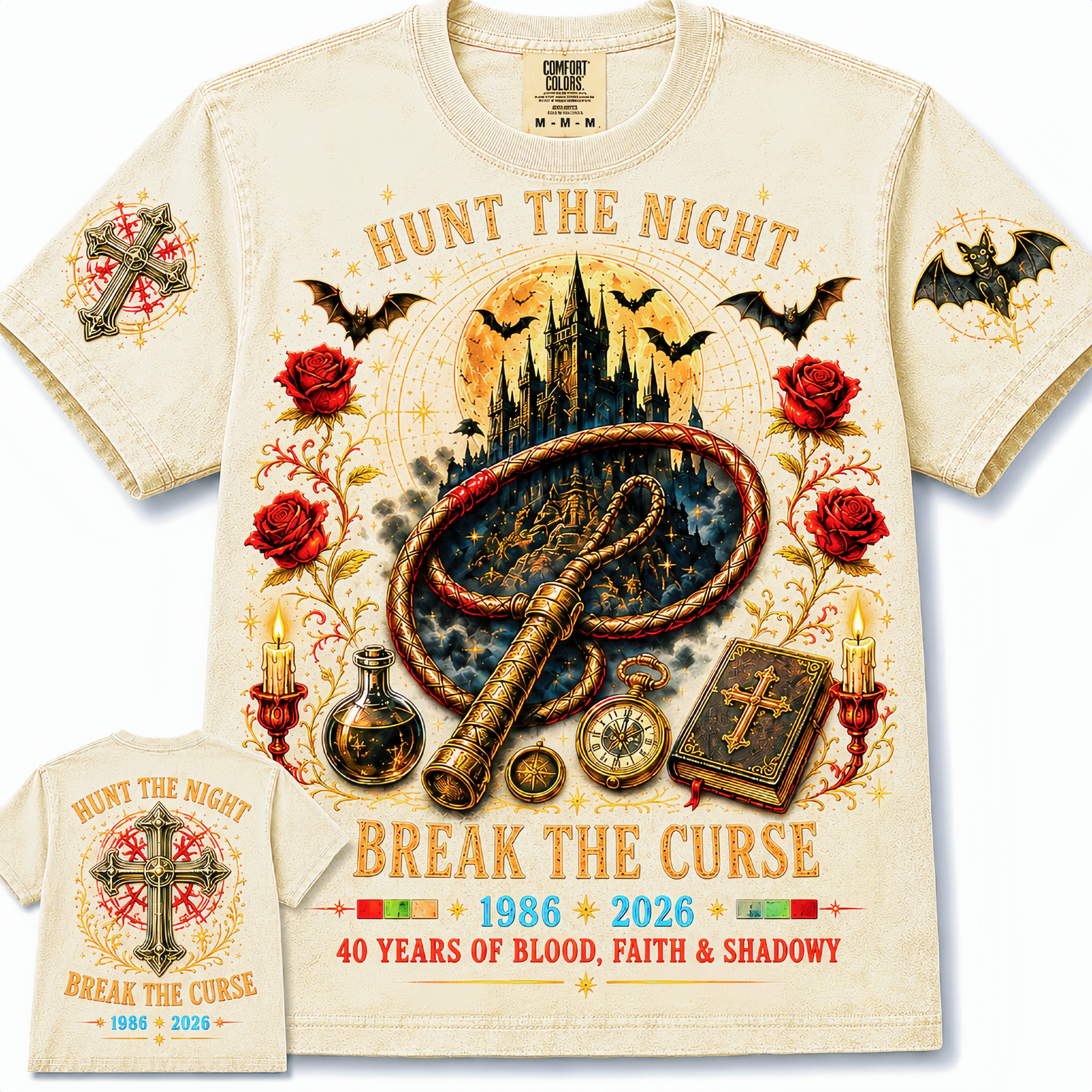 Hunt The Night Break The Curse 40 Years T-Shirt