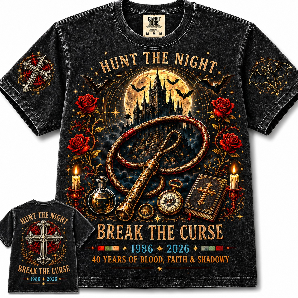 Hunt The Night Break The Curse 40 Years T-Shirt