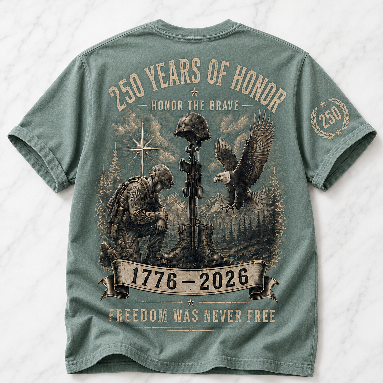 250 Years of Honor Veteran Tee
