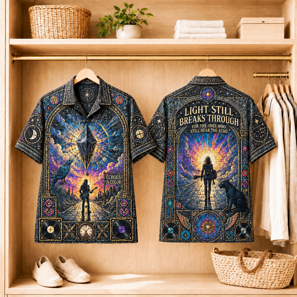 Echoes in Color Psychedelic Rock Shirt