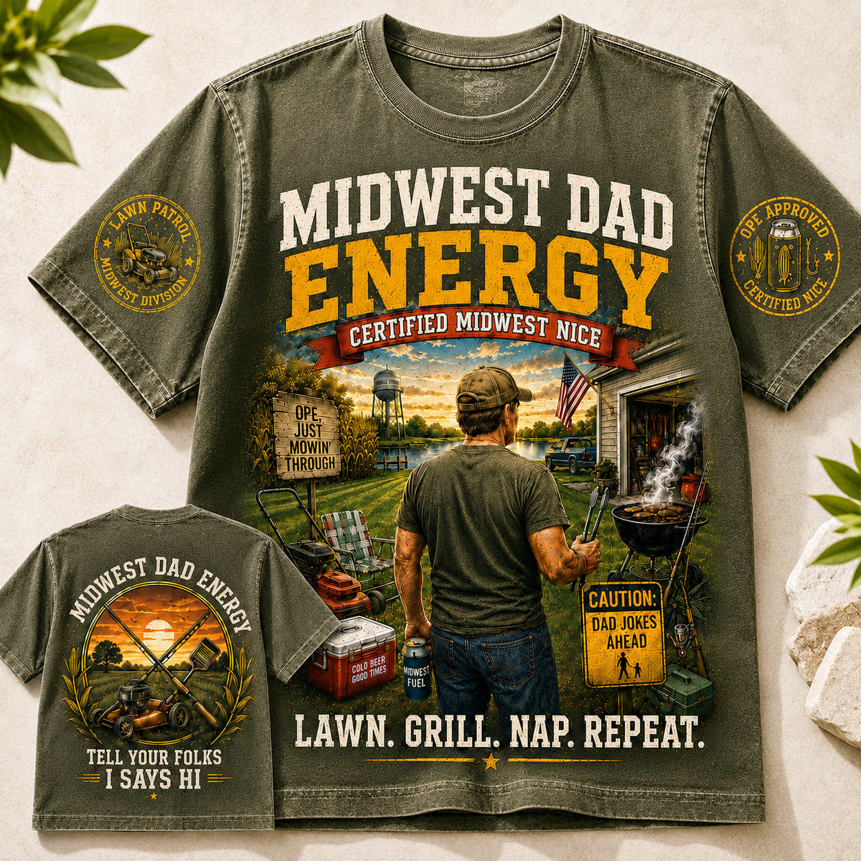 Midwest Dad Energy Tee