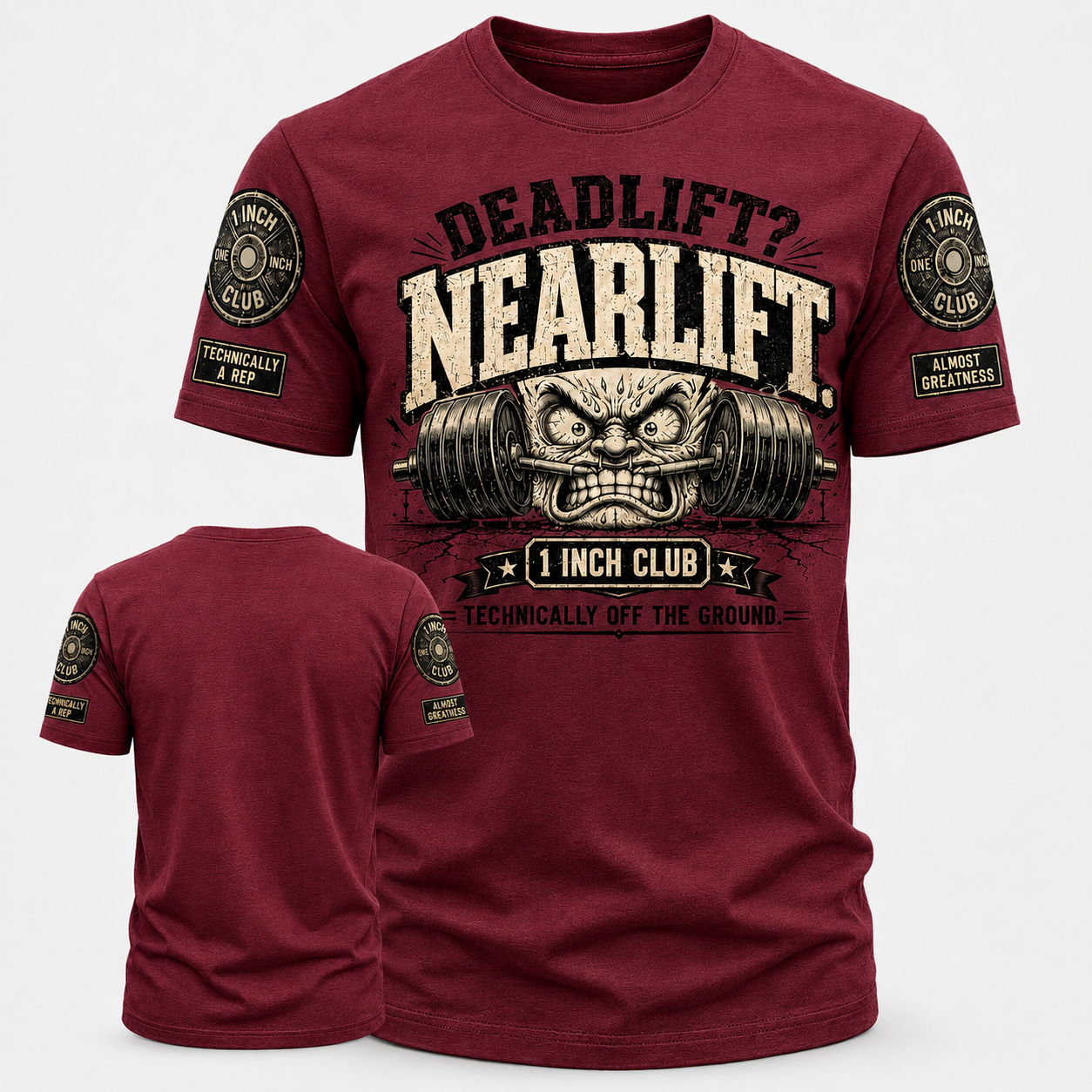 Deadlift Nearly 1 Inch Club Tee