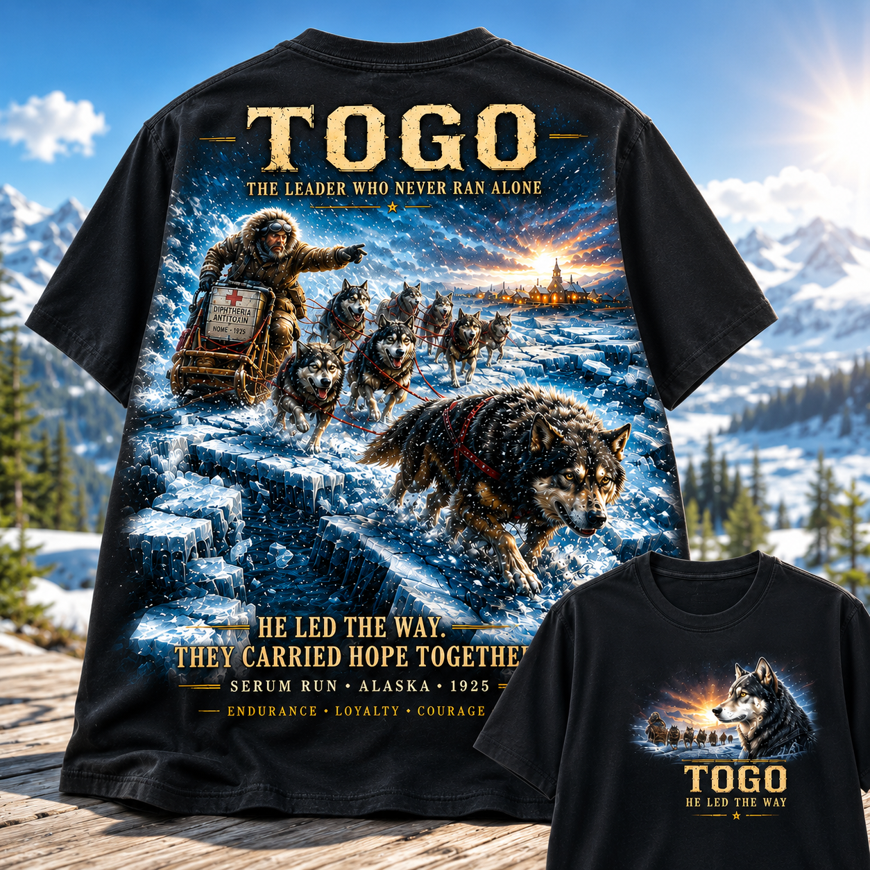 Togo Led the Way Tribute Tee
