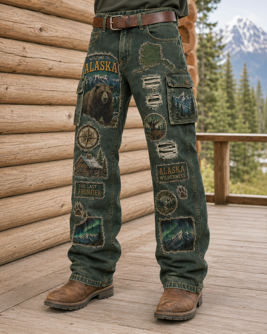 [Copy]Alaska Food Chain Polar Bear Shorts