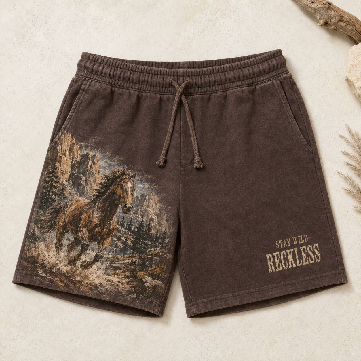 Staff Sergeant Reckless War Horse Tribute Shorts