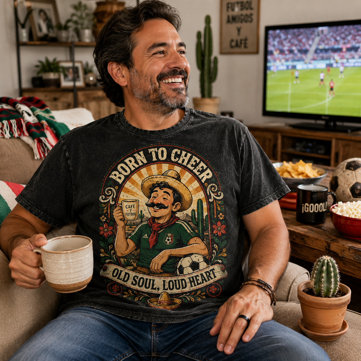 Born to Cheer Match Day Tee