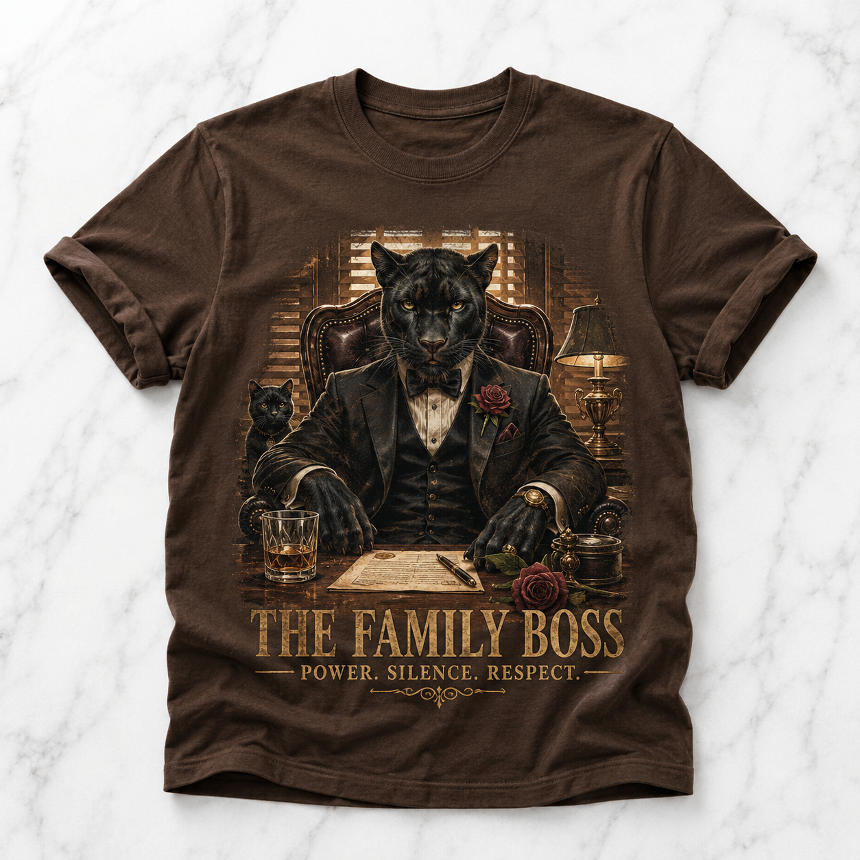 The Family Boss Mafia Panther Tee