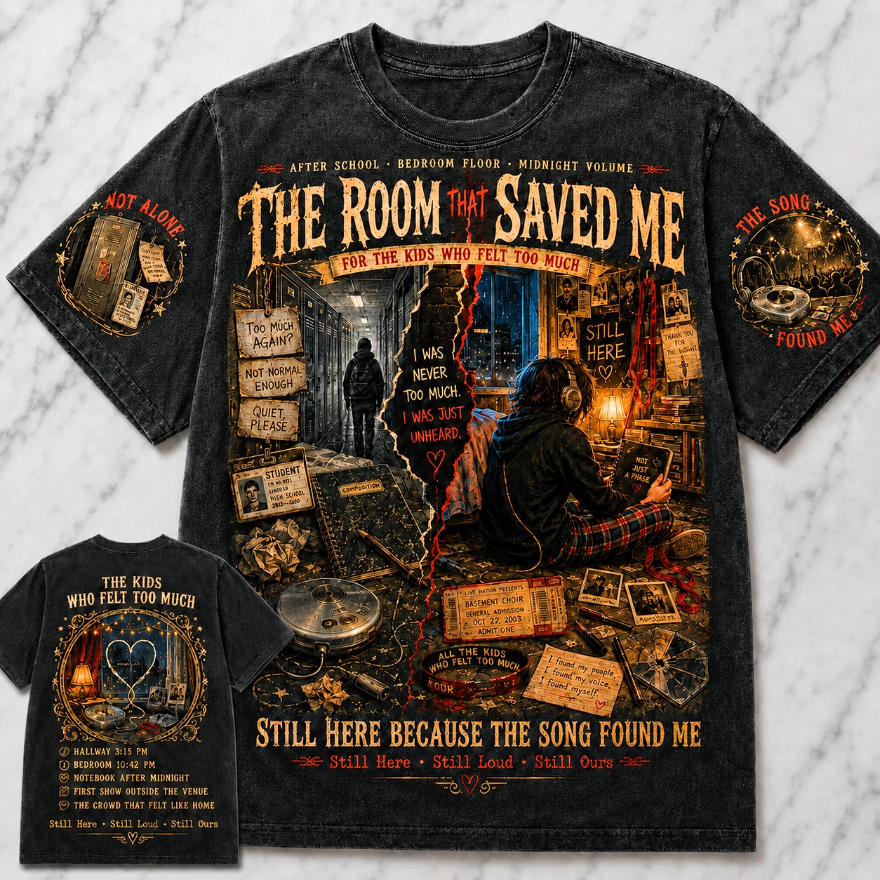 The Room Saved Me Music Lover T-Shirt
