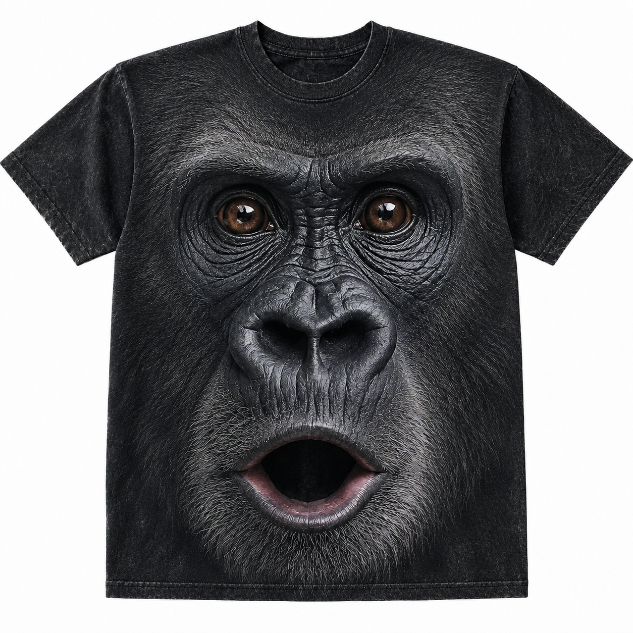 Total Gorilla Energy 3D Animal Face Tee