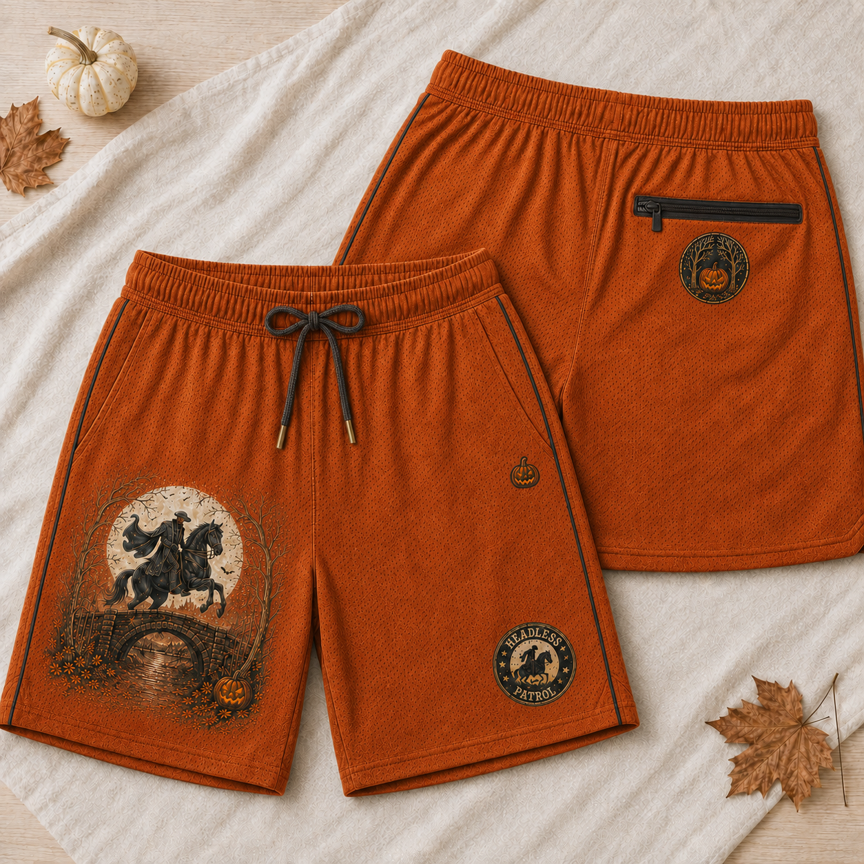 Sleepy Hollow Headless Patrol Shorts
