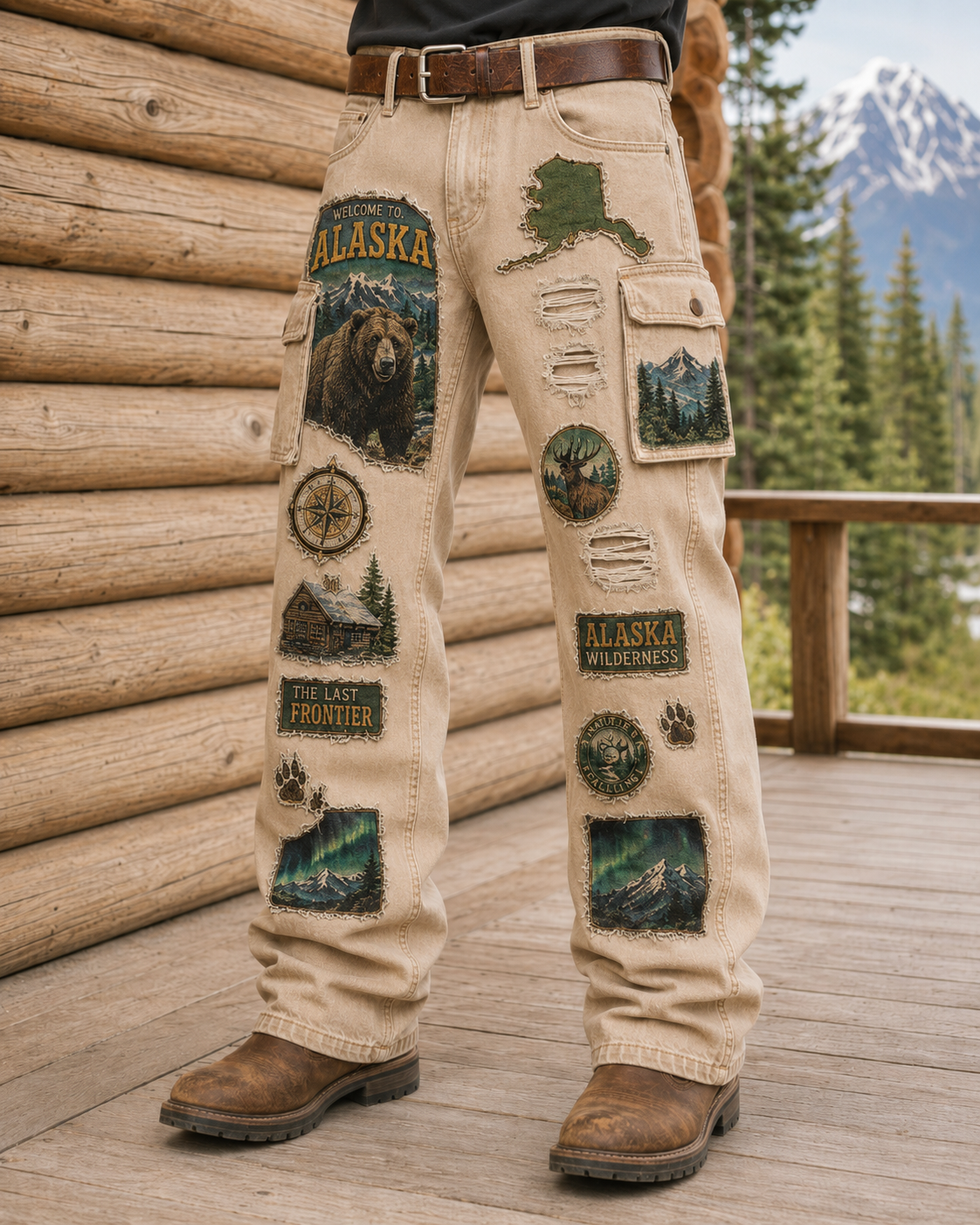 [Copy]Alaska Food Chain Polar Bear Shorts