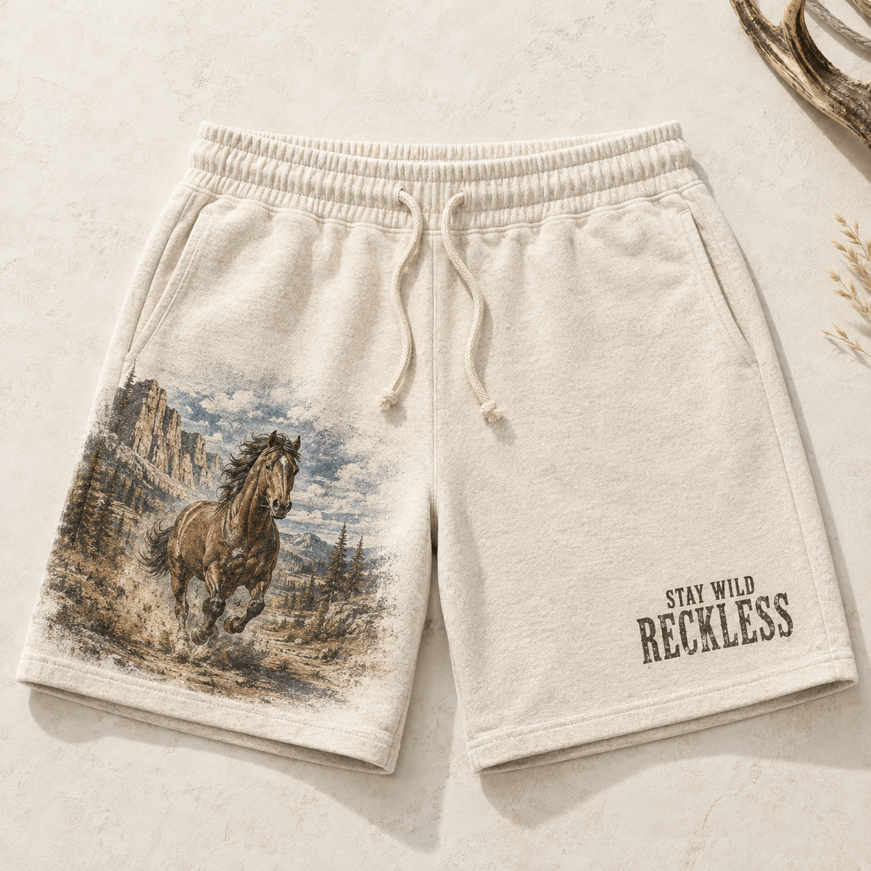 Staff Sergeant Reckless War Horse Tribute Shorts