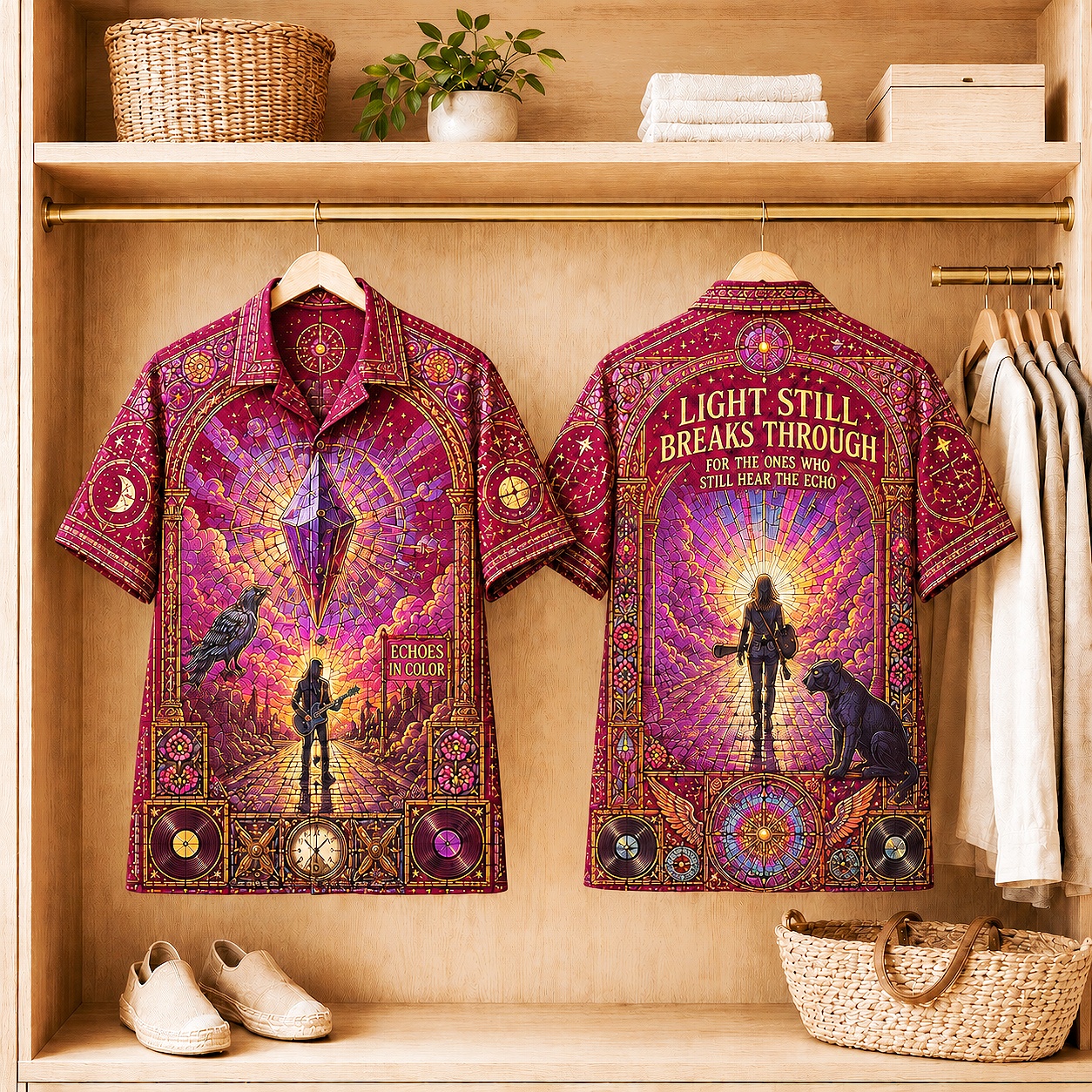 Echoes in Color Psychedelic Rock Shirt