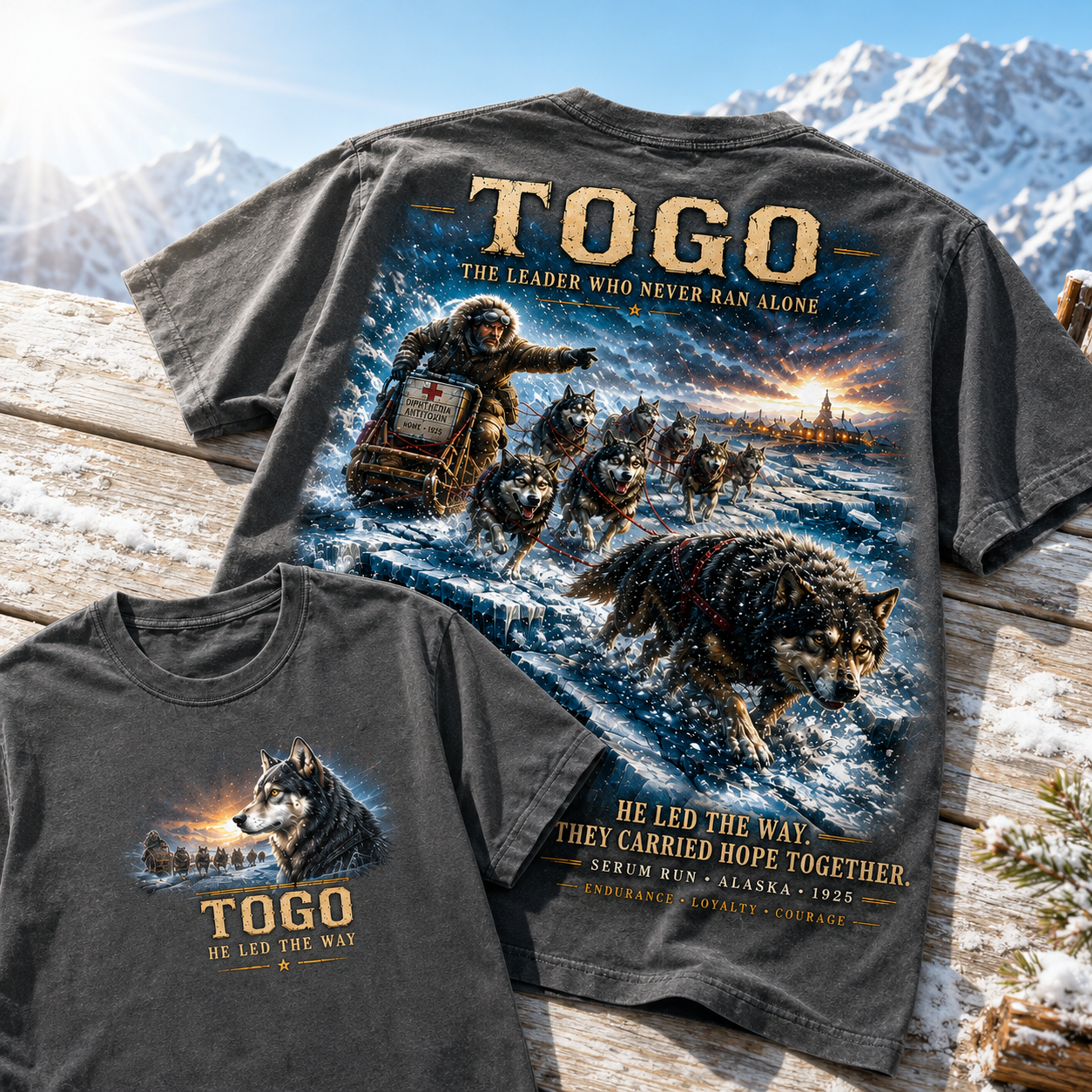 Togo Led the Way Tribute Tee
