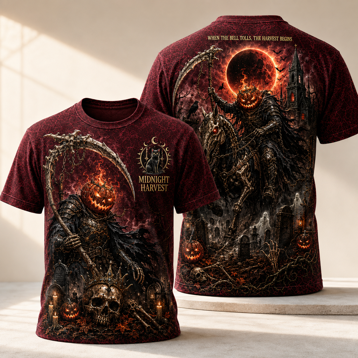  Midnight Harvest Halloween Tee