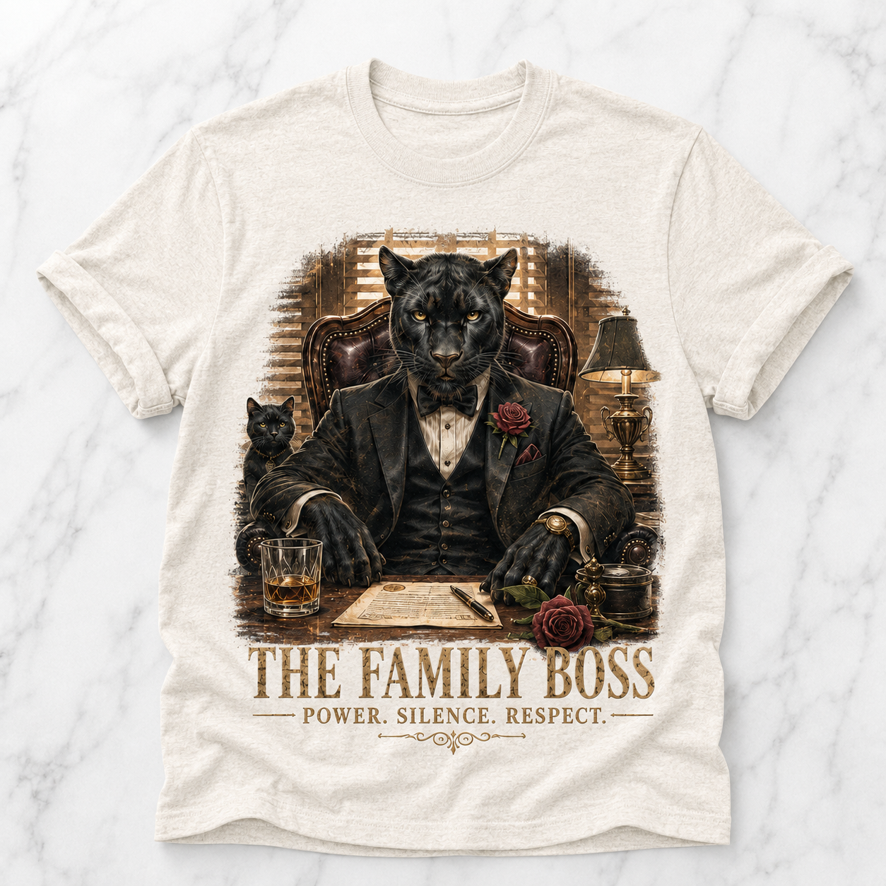 The Family Boss Mafia Panther Tee