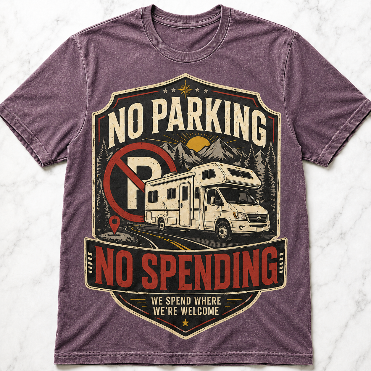 No Parking No Spending RV Tee