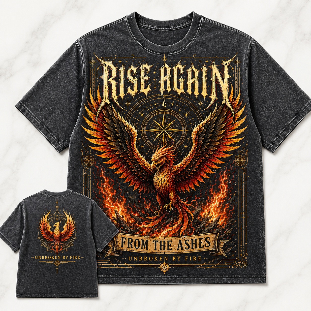 Rise Again Phoenix Rebirth Tee
