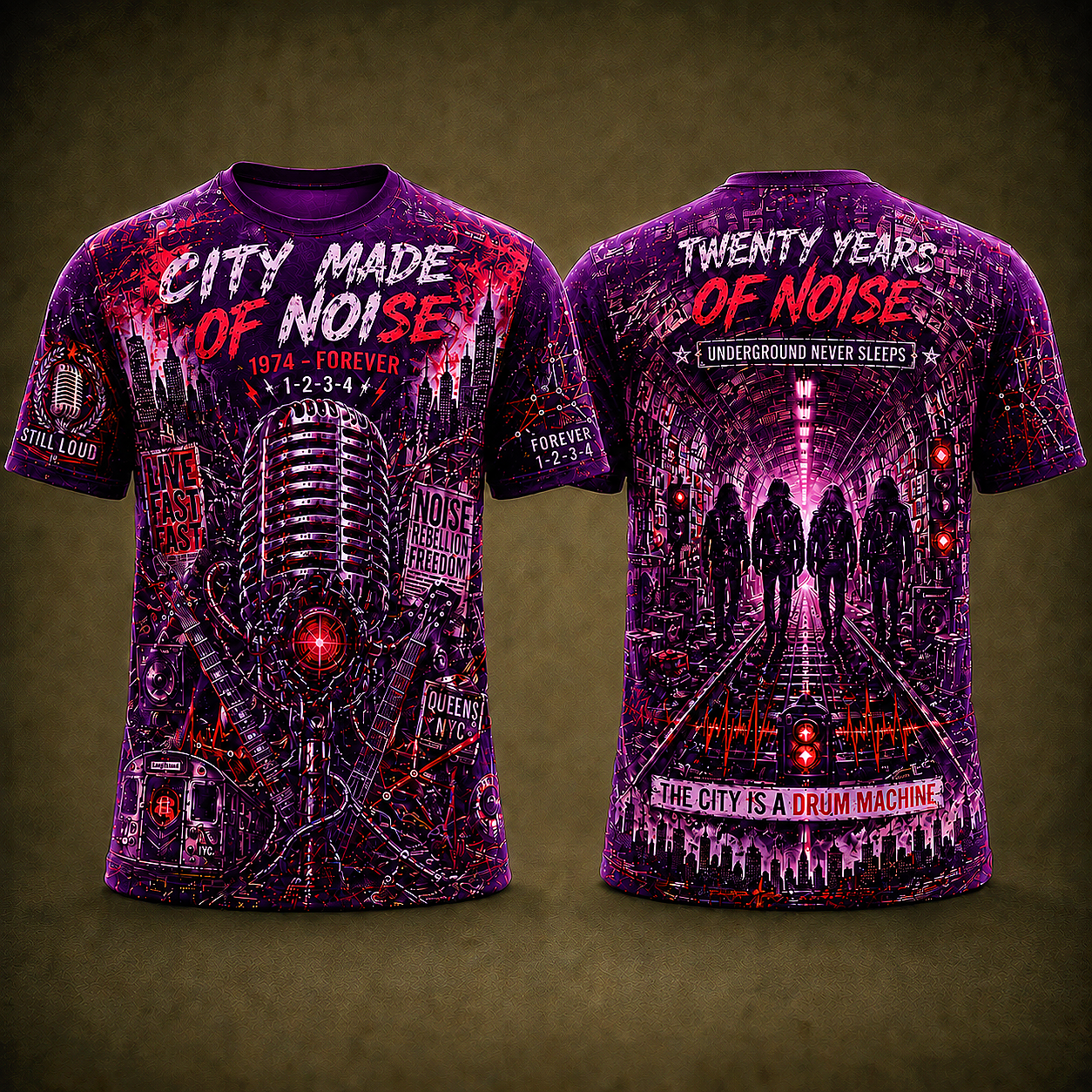 City Made Of Noise Music T-Shirt