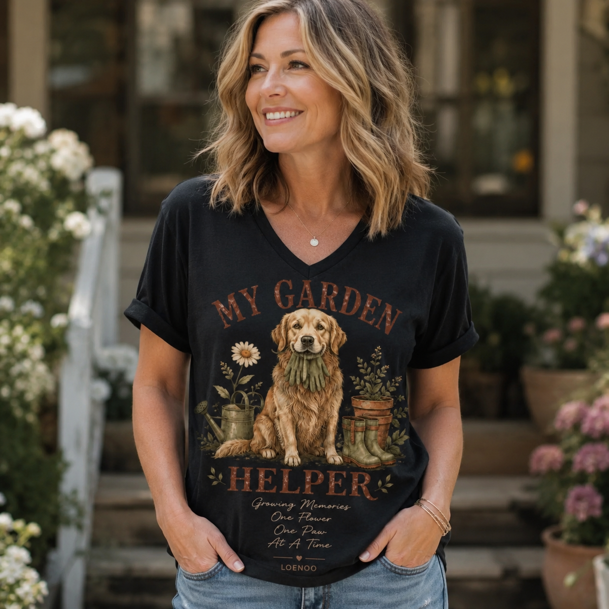 Growing Memories – Garden Helper Dog Tee 🌿🐾