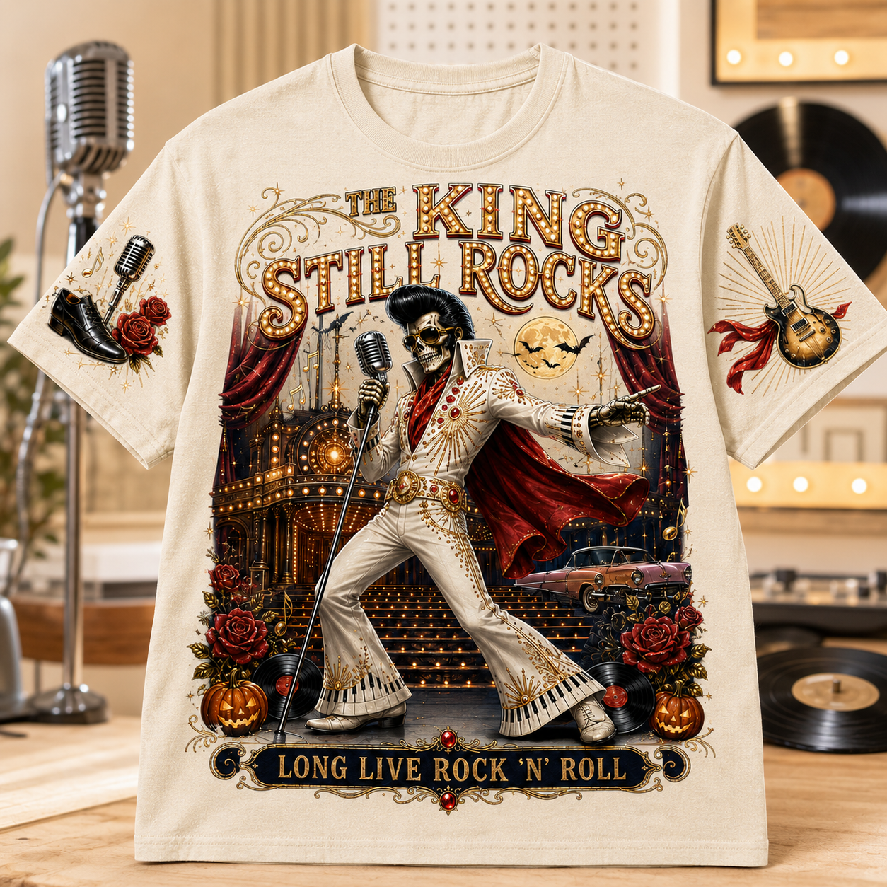 The King Still Rocks Tribute Tee