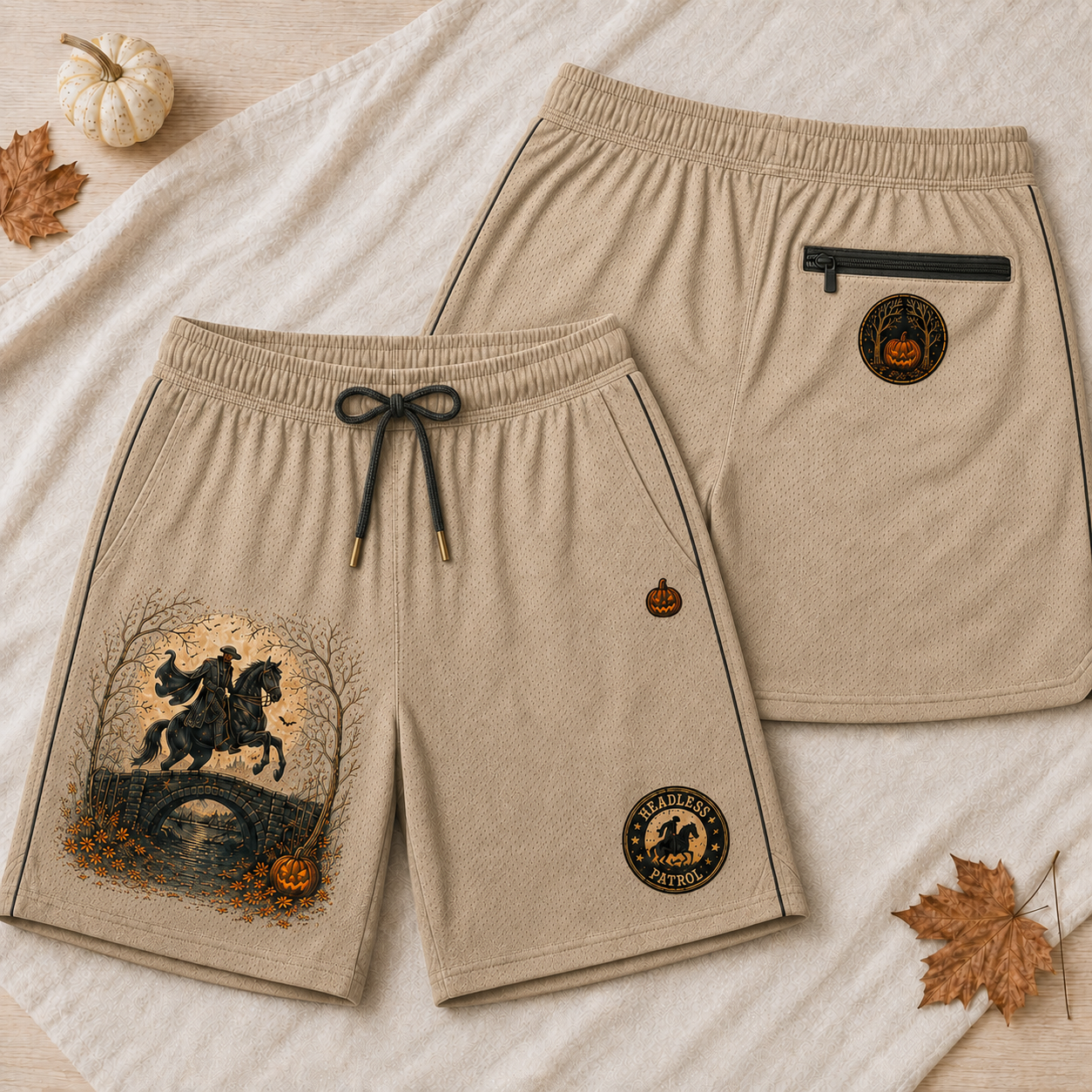 Sleepy Hollow Headless Patrol Shorts