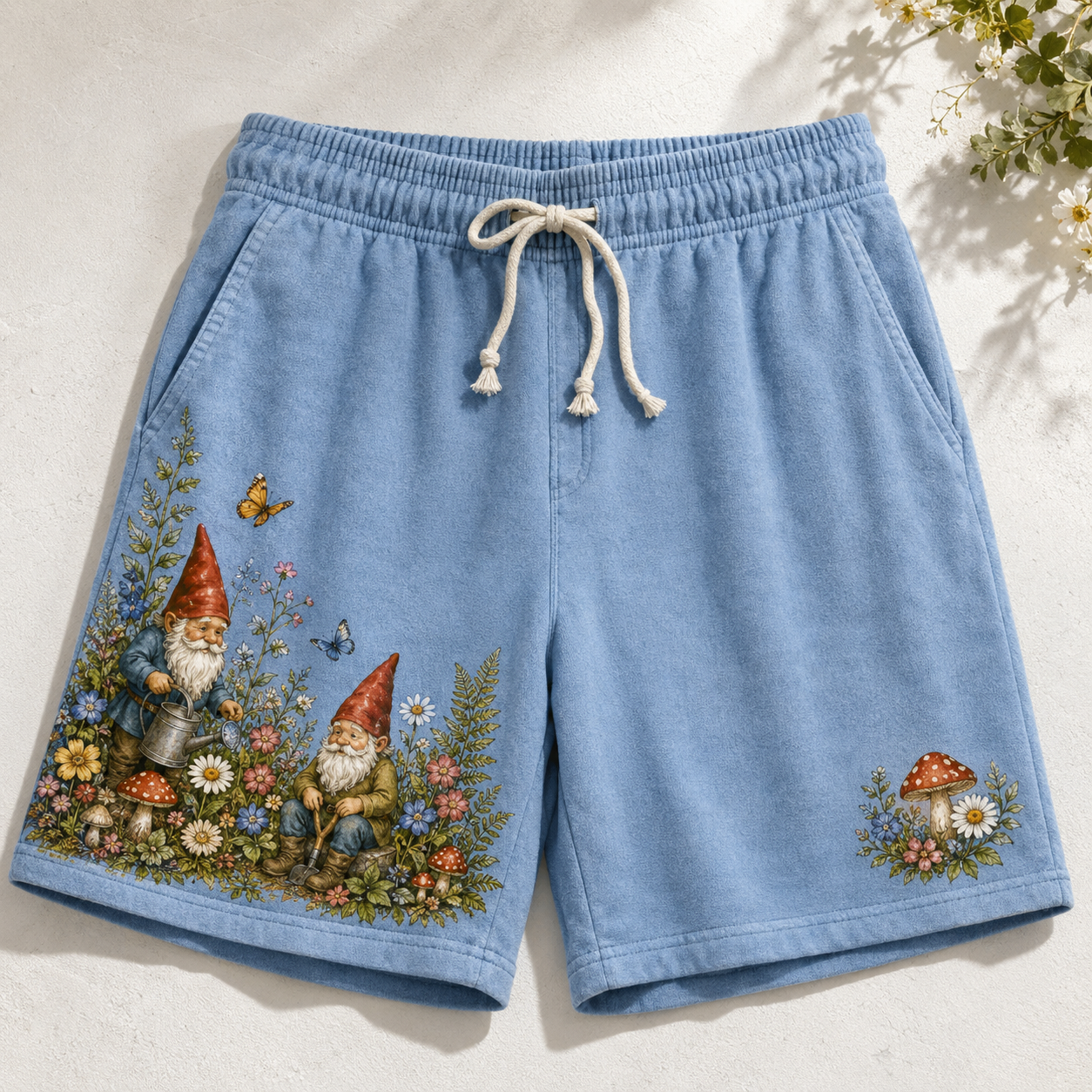 Garden Gnome Cottage Shorts