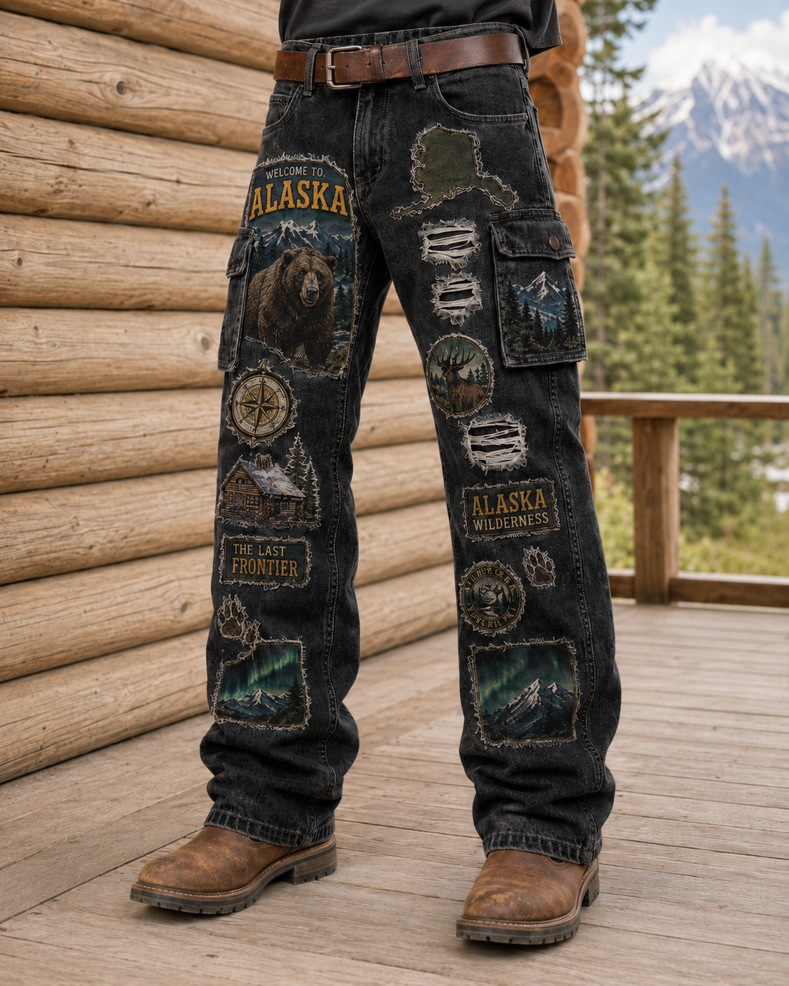 [Copy]Alaska Food Chain Polar Bear Shorts
