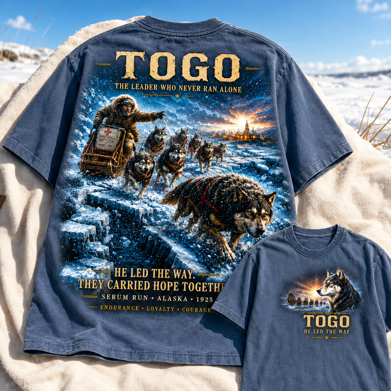 Togo Led the Way Tribute Tee