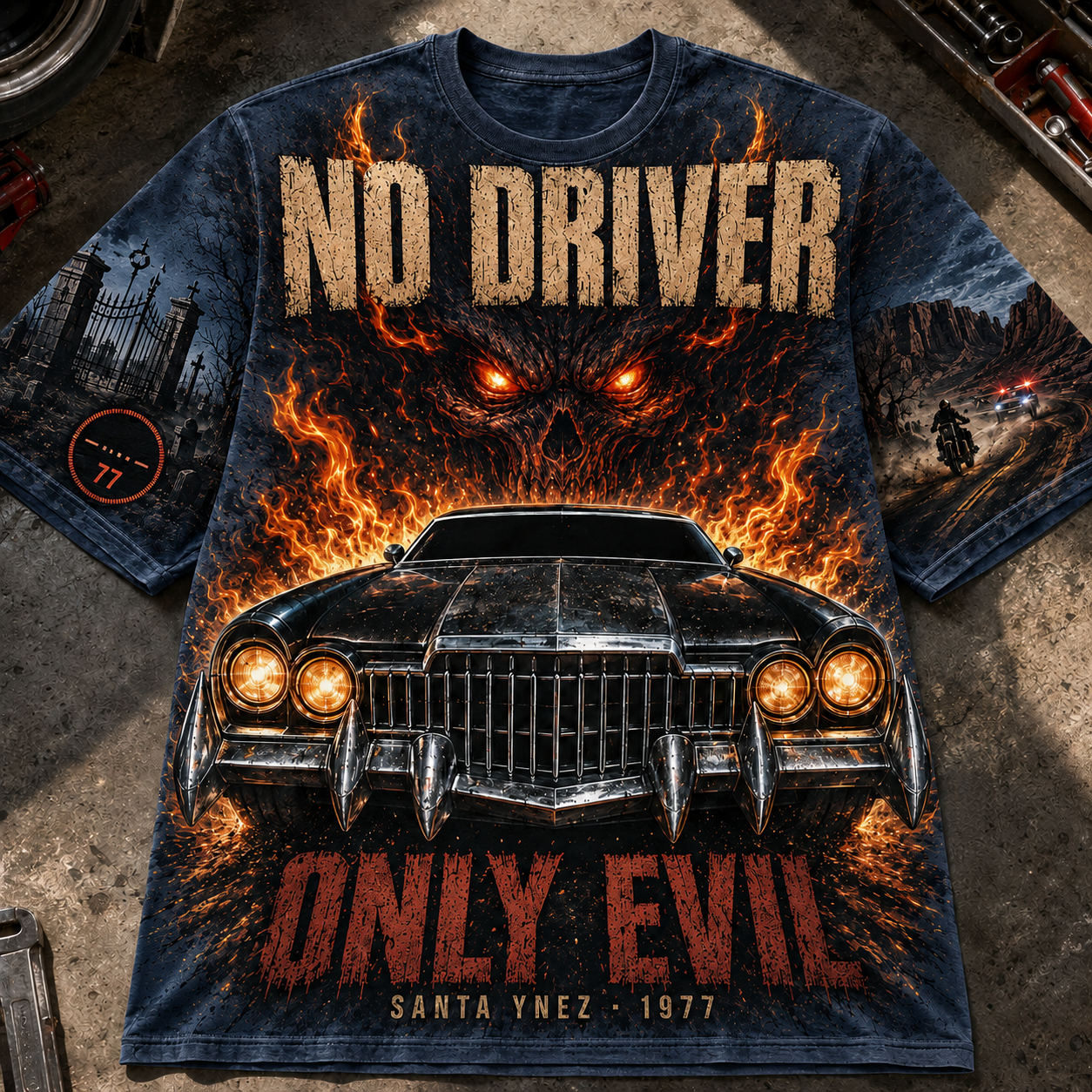 1977 Road Horror Tee