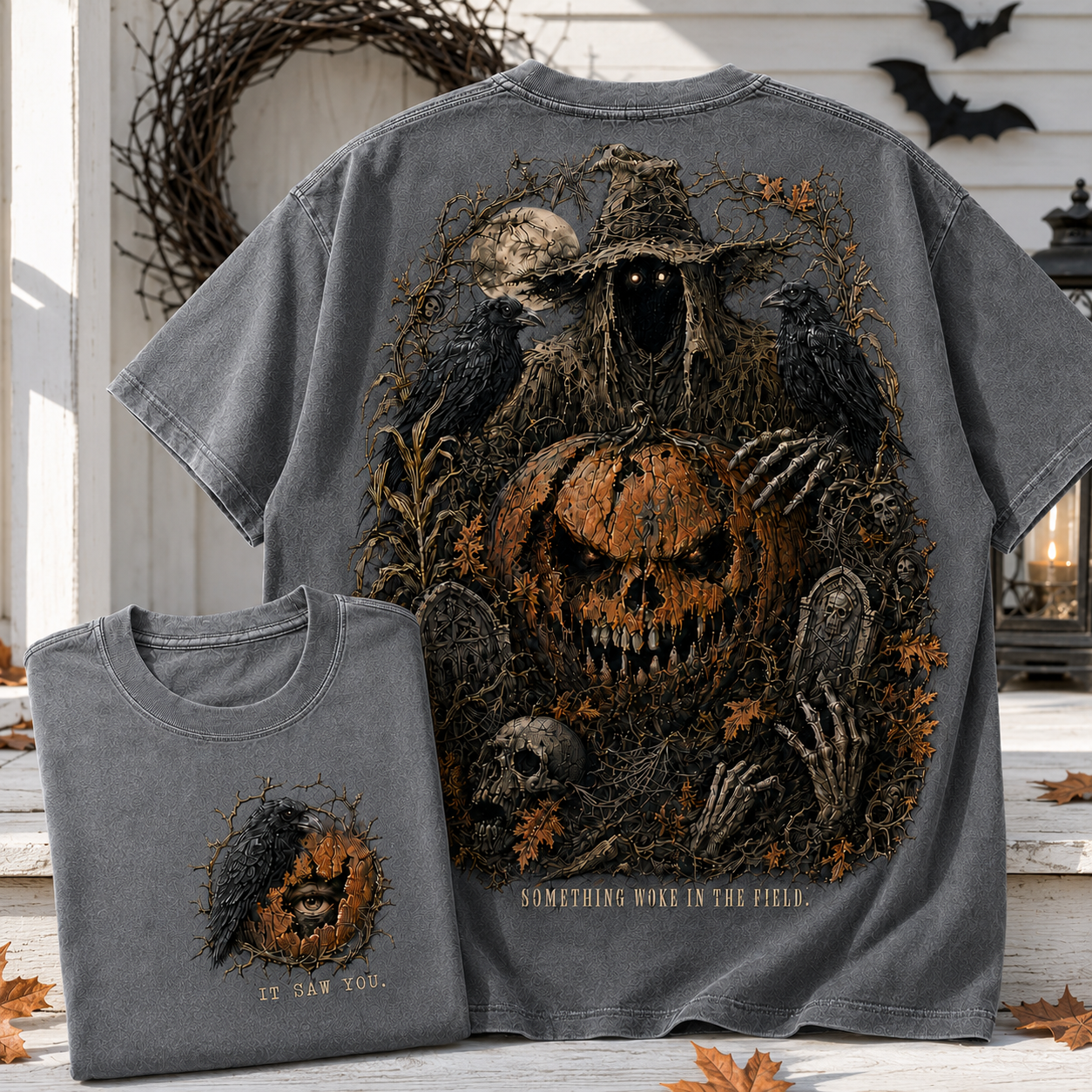 Something Woke in the Field Tee 🎃🌾🐦‍⬛