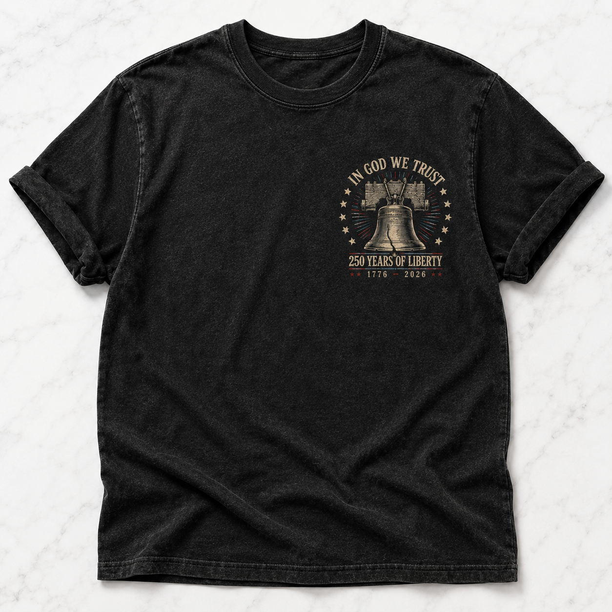 America 250 Years Of Liberty Eagle Tee