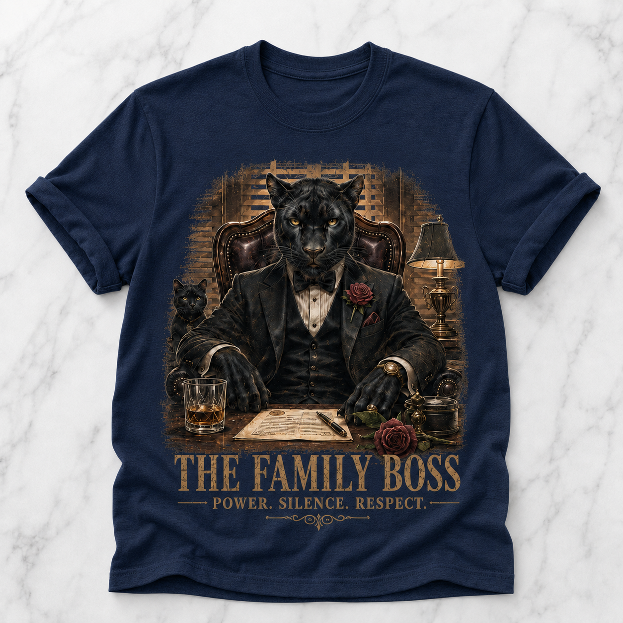 The Family Boss Mafia Panther Tee