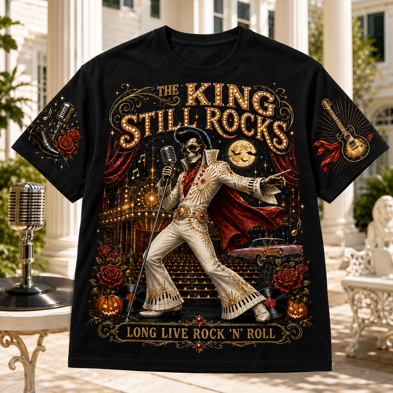 The King Still Rocks Tribute Tee
