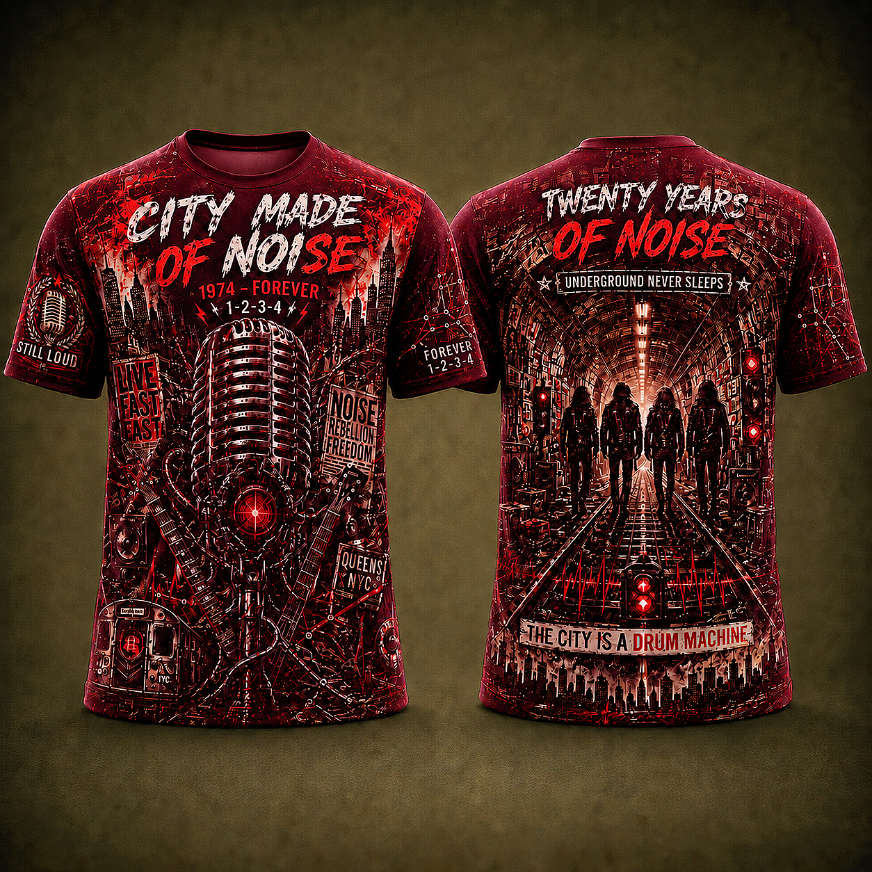 City Made Of Noise Music T-Shirt