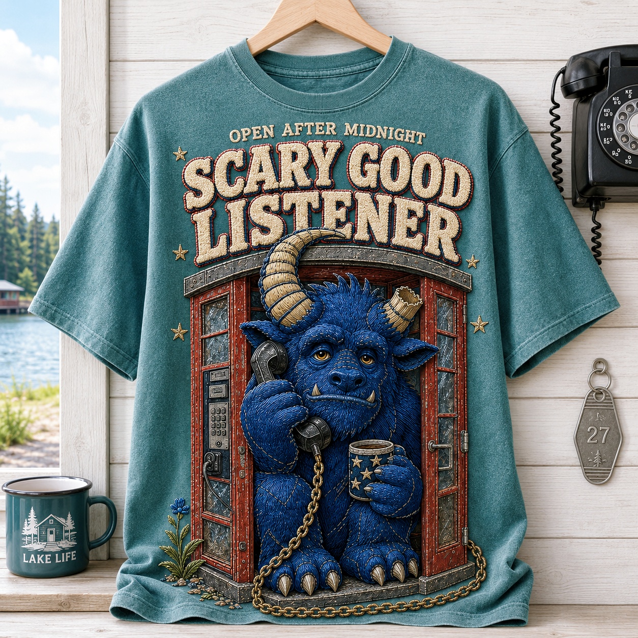 Little Monsters Midnight Listener Tee