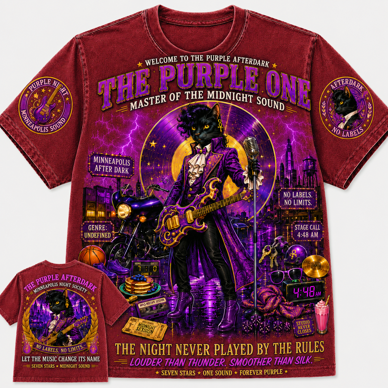 The Purple One Master Of The Midnight Song T-Shirt