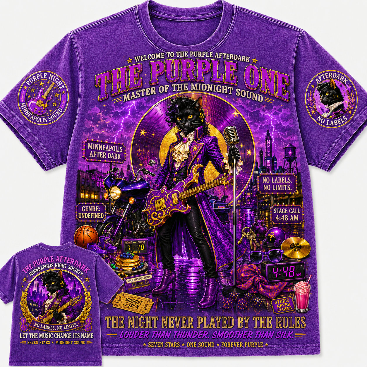 The Purple One Master Of The Midnight Song T-Shirt