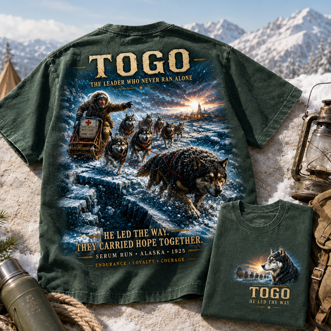 Togo Led the Way Tribute Tee