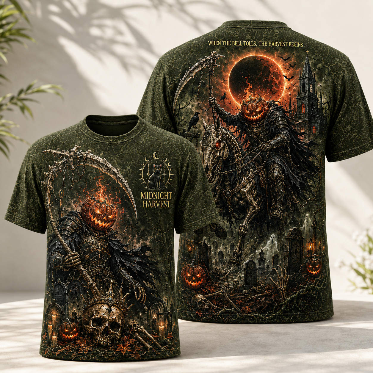  Midnight Harvest Halloween Tee