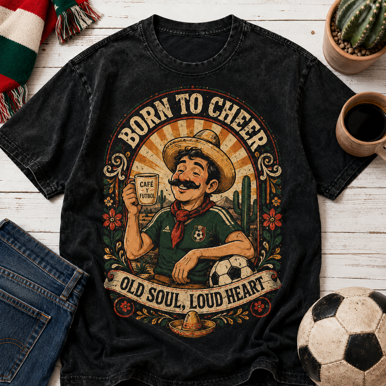 Born to Cheer Match Day Tee